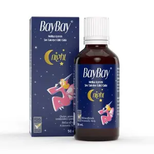 Baybay Night Melisa İçeren Bitkisel Damla 50 ml