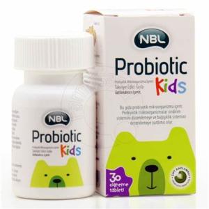 NBL Probiotic Kids 30 Çiğneme Tableti