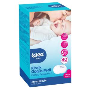 Wee Baby 132 Göğüs Pedi Klasik 40'lı