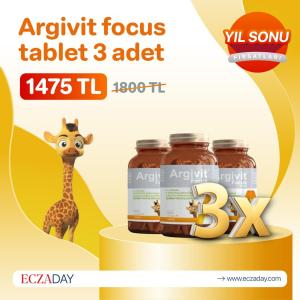 ARGİVİT FOCUS TABLET 3 ADET KAMPANYASI